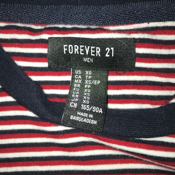 Forever 21 - Striped Short Sleeve Tee -  3/25$ - Picture 4 of 4